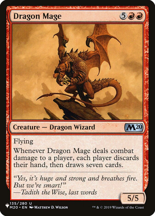 Dragon Mage – The List [PLST] – English – #M20-135