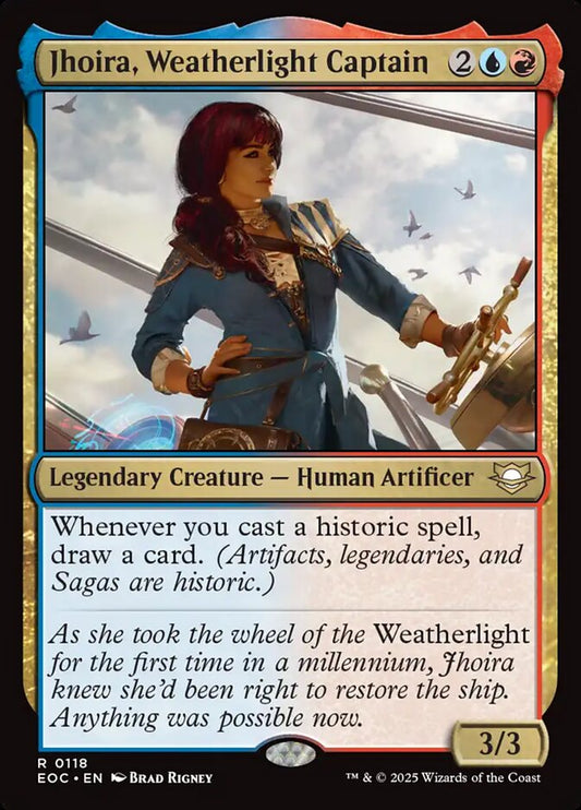 Jhoira, Weatherlight Captain – Edge of Eternities Commander [EOC] – English – #118