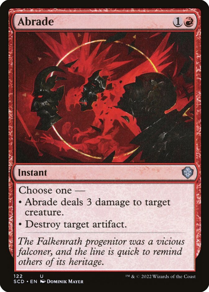 Abrade – Starter Commander Decks [SCD] – English – #122