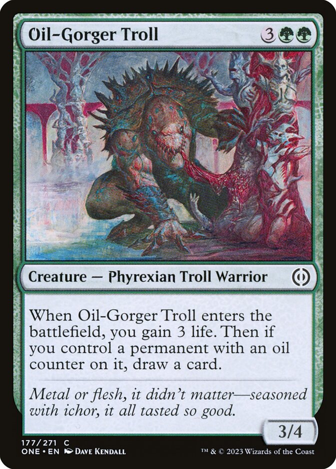 Oil-Gorger Troll – Phyrexia: All Will Be One [ONE] – D – #177