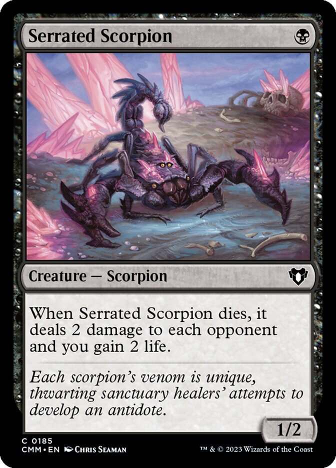 Serrated Scorpion – Commander Masters [CMM] – English – #185