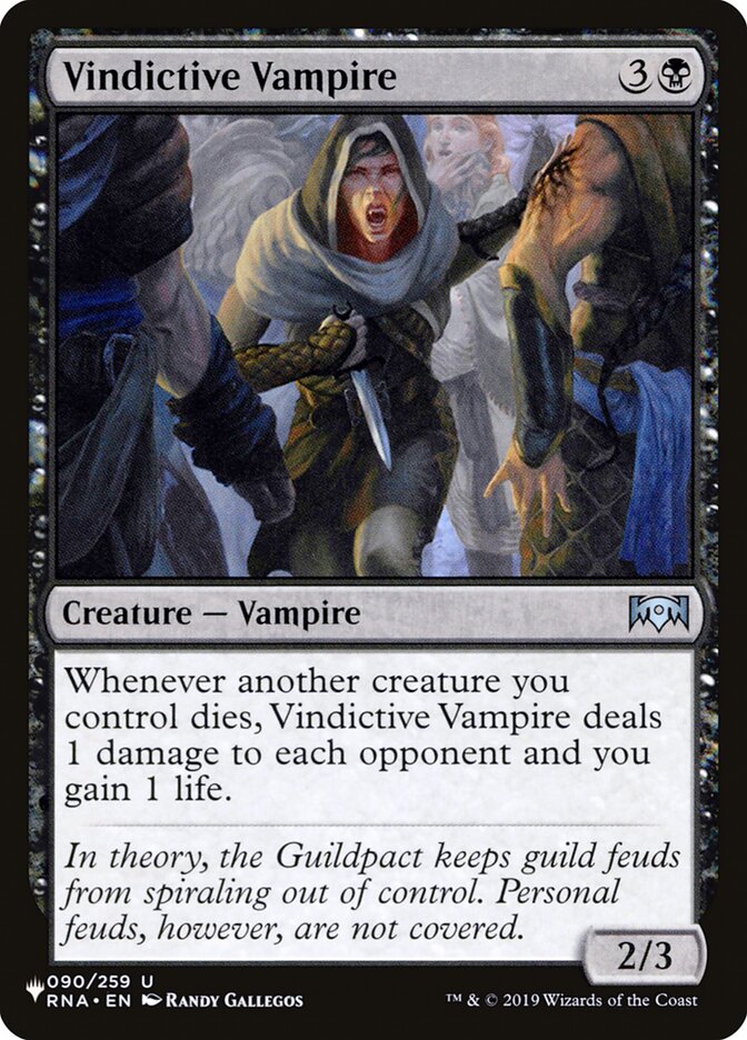 Vindictive Vampire – The List [PLST] – English – #RNA-90