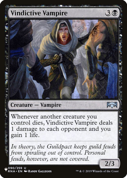 Vindictive Vampire – The List [PLST] – English – #RNA-90