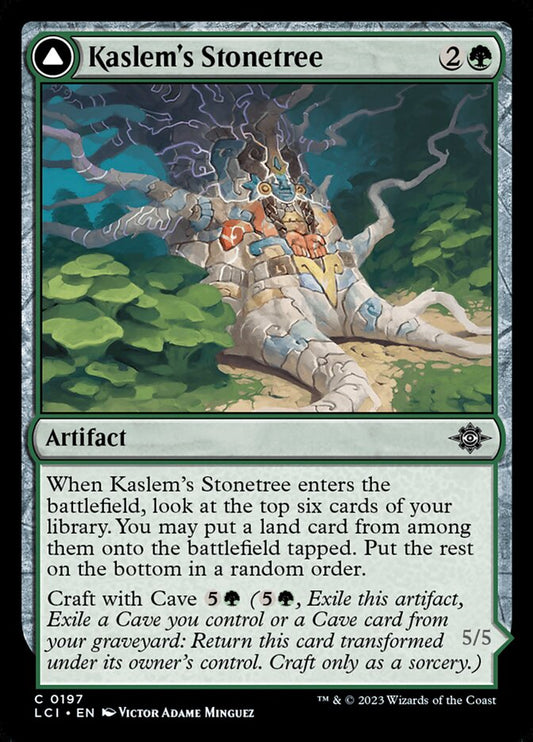 Kaslem's Stonetree // Kaslem's Strider – The Lost Caverns of Ixalan [LCI] – D – #197