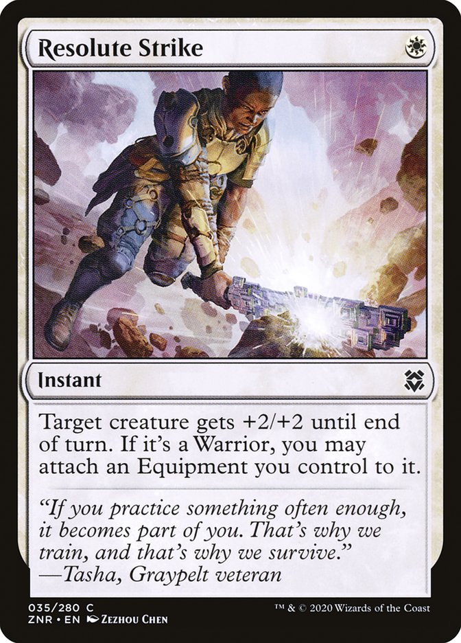 Resolute Strike – Zendikar Rising [ZNR] – English – #35