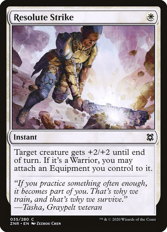 Resolute Strike – Zendikar Rising [ZNR] – English – #35