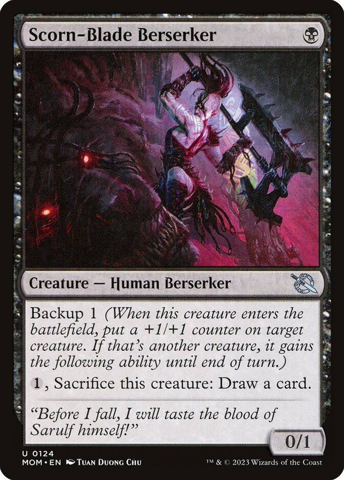 Scorn-Blade Berserker – March of the Machine [MOM] – English – #124