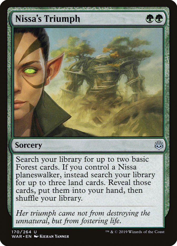 Nissa's Triumph – War of the Spark [WAR] – D – #170