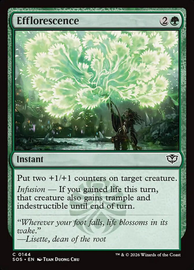 Efflorescence – Secrets of Strixhaven [SOS] – English – #144