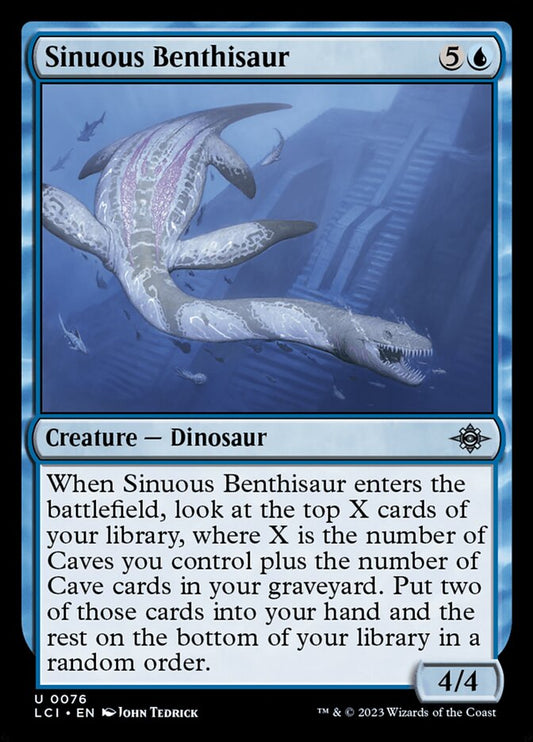 Sinuous Benthisaur – The Lost Caverns of Ixalan [LCI] – D – #76
