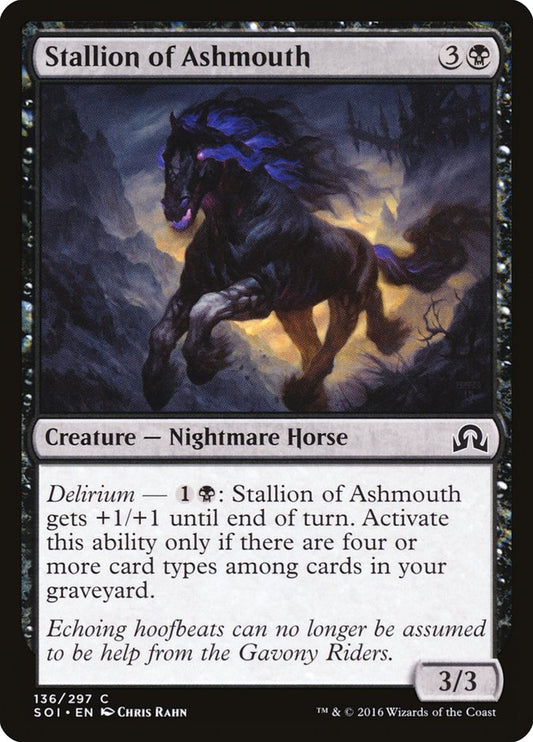Stallion of Ashmouth – Shadows over Innistrad [SOI] – English – #136