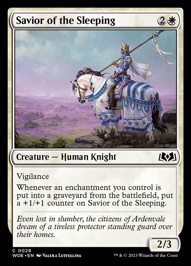 Savior of the Sleeping – Wilds of Eldraine [WOE] – D – #28