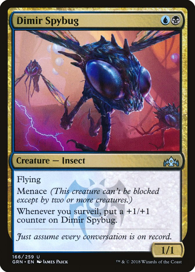 Dimir Spybug – Guilds of Ravnica [GRN] – D – #166
