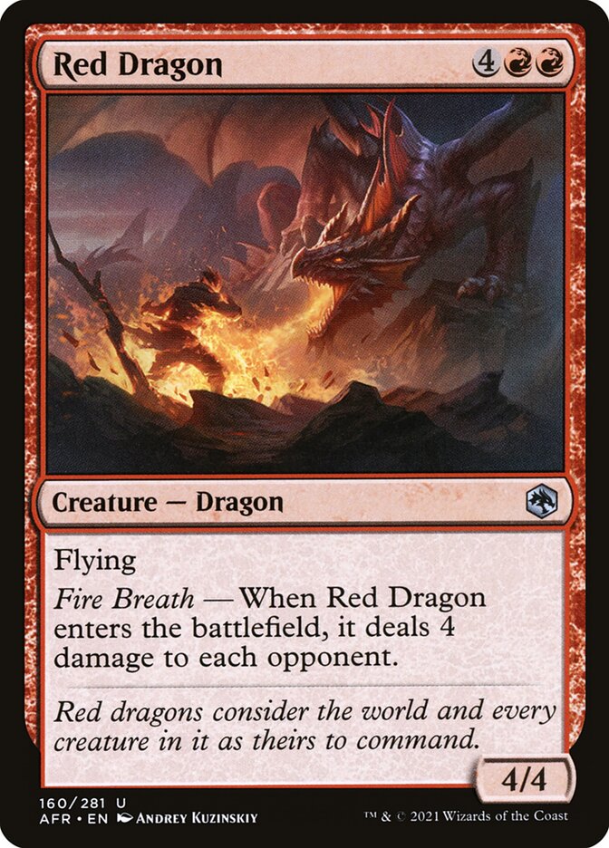 Red Dragon – Adventures in the Forgotten Realms [AFR] – English – #160