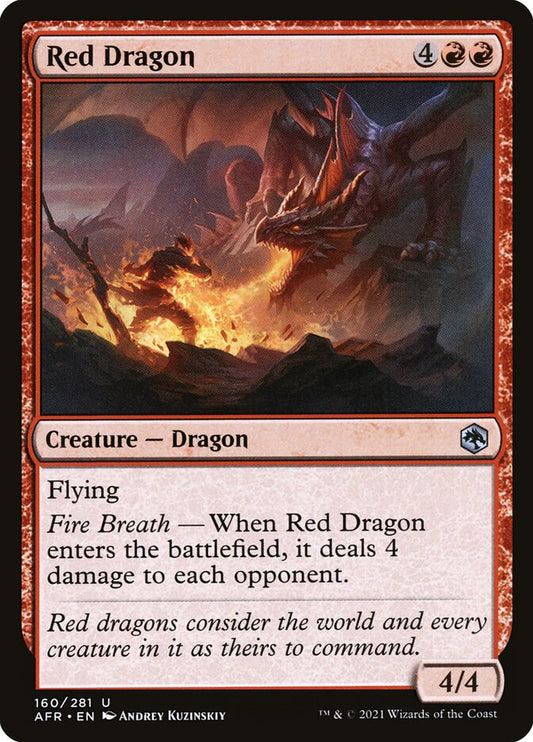 Red Dragon – Adventures in the Forgotten Realms [AFR] – English – #160