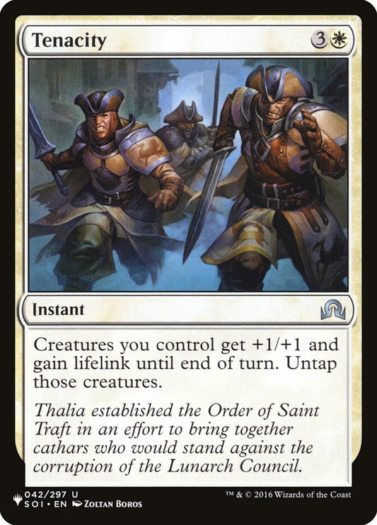 Tenacity – The List [PLST] – English – #SOI-42