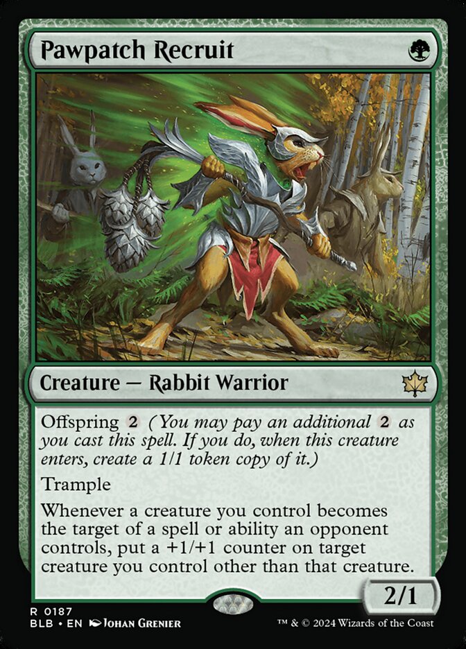 Pawpatch Recruit – Bloomburrow [BLB] – English – #187