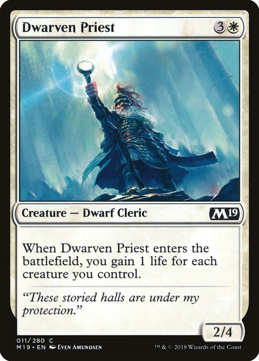 Dwarven Priest – Core Set 2019 [M19] – D – #11
