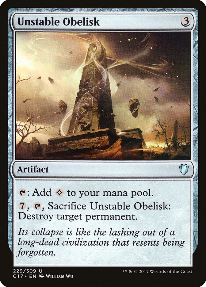 Unstable Obelisk – Commander 2017 [C17] – English – #229