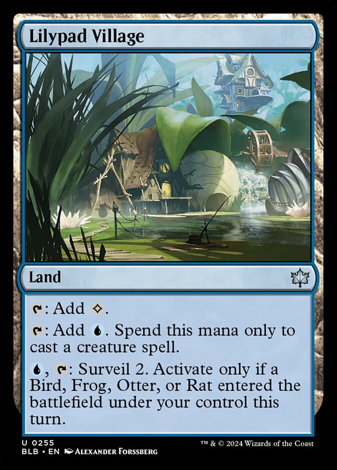 Lilypad Village – Bloomburrow [BLB] – English – #255