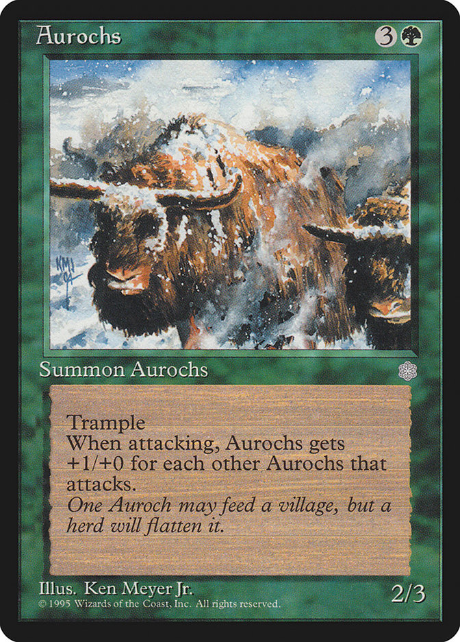 Aurochs – Ice Age [ICE] – English – #225