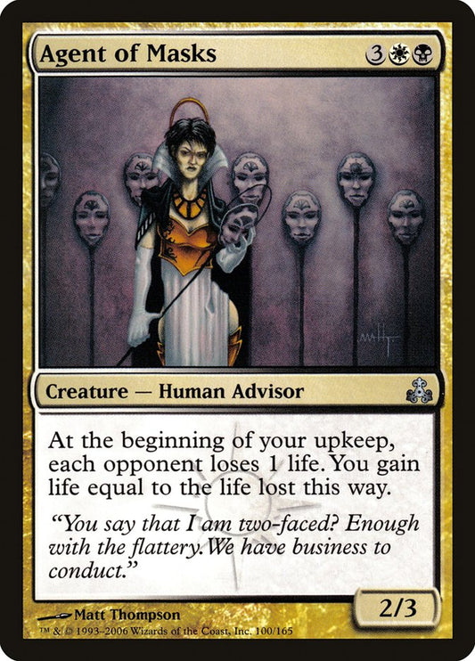 Agent of Masks – Guildpact [GPT] – English – #100