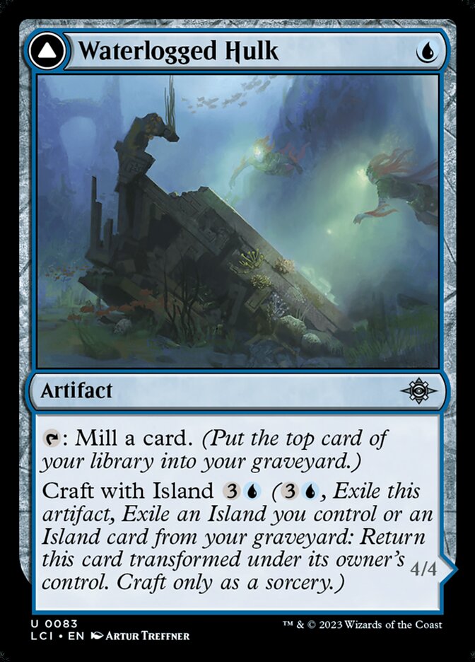 Waterlogged Hulk // Watertight Gondola – The Lost Caverns of Ixalan [LCI] – D – #83