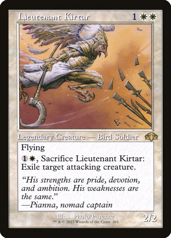 Lieutenant Kirtar – Dominaria Remastered [DMR] – English – #265
