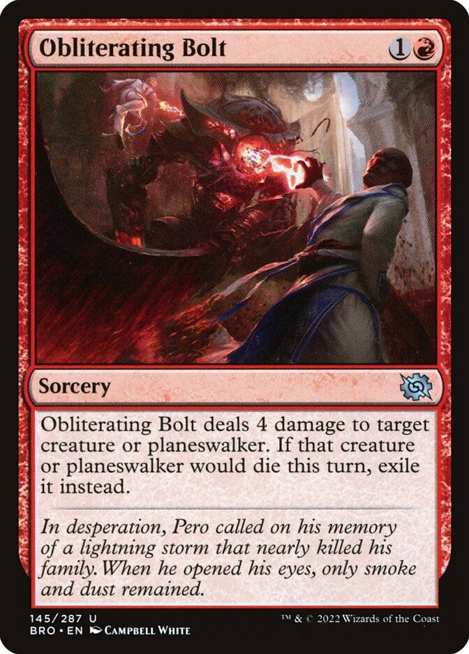 Obliterating Bolt – The Brothers' War [BRO] – English – #145
