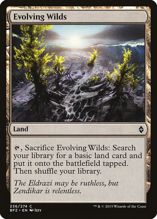 Evolving Wilds – Battle for Zendikar [BFZ] – English – #236
