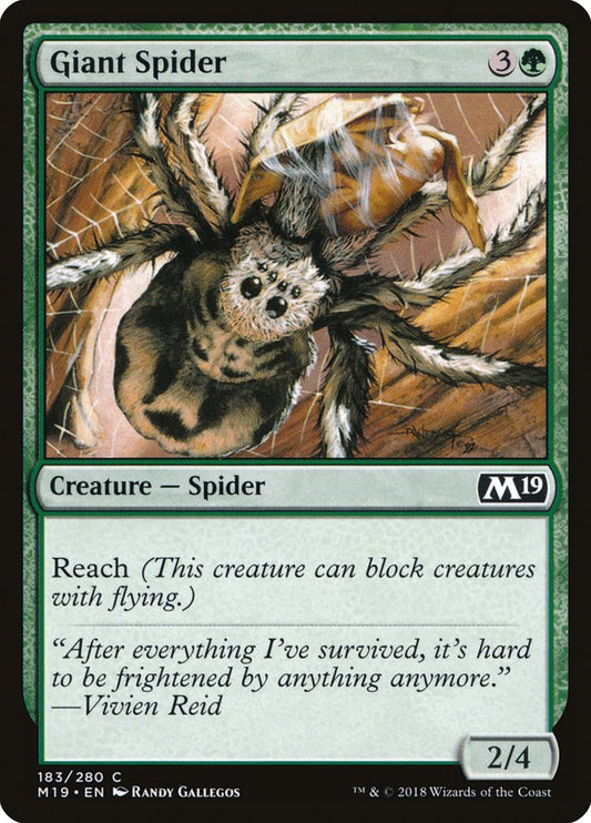Giant Spider – Core Set 2019 [M19] – D – #183