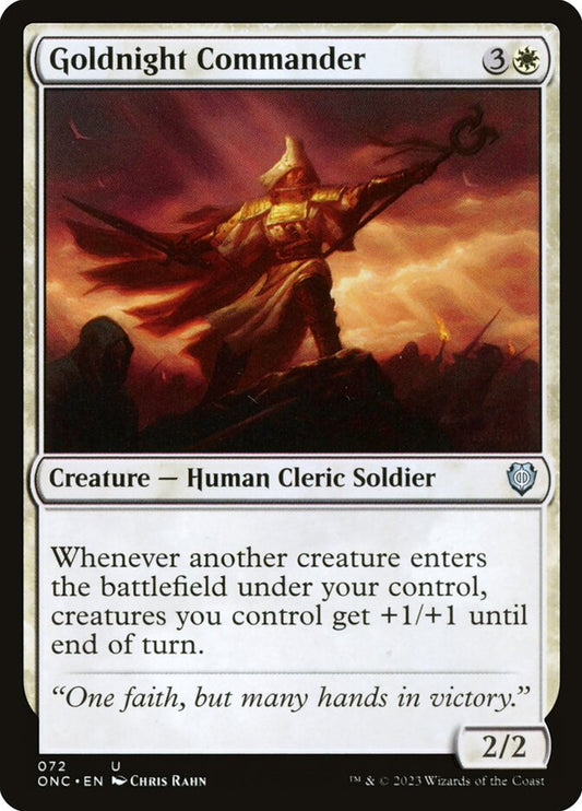 Goldnight Commander – Phyrexia: All Will Be One Commander [ONC] – D – #72