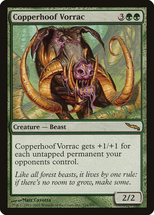 Copperhoof Vorrac – Mirrodin [MRD] – D – #116
