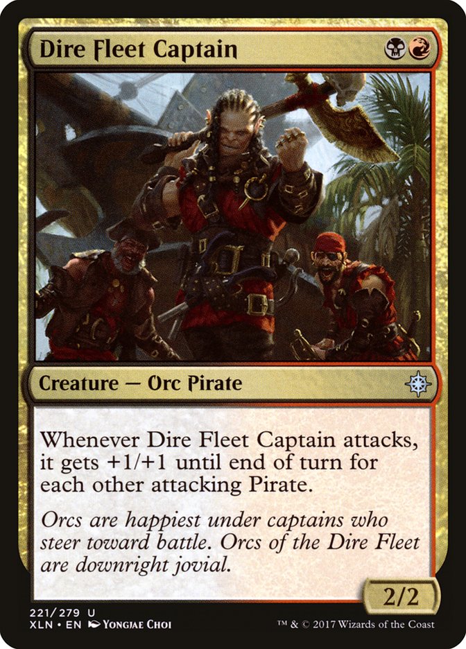 Dire Fleet Captain – Ixalan [XLN] – D – #221