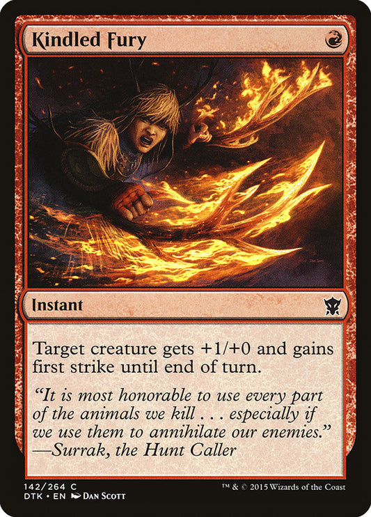 Kindled Fury – Dragons of Tarkir [DTK] – English – #142