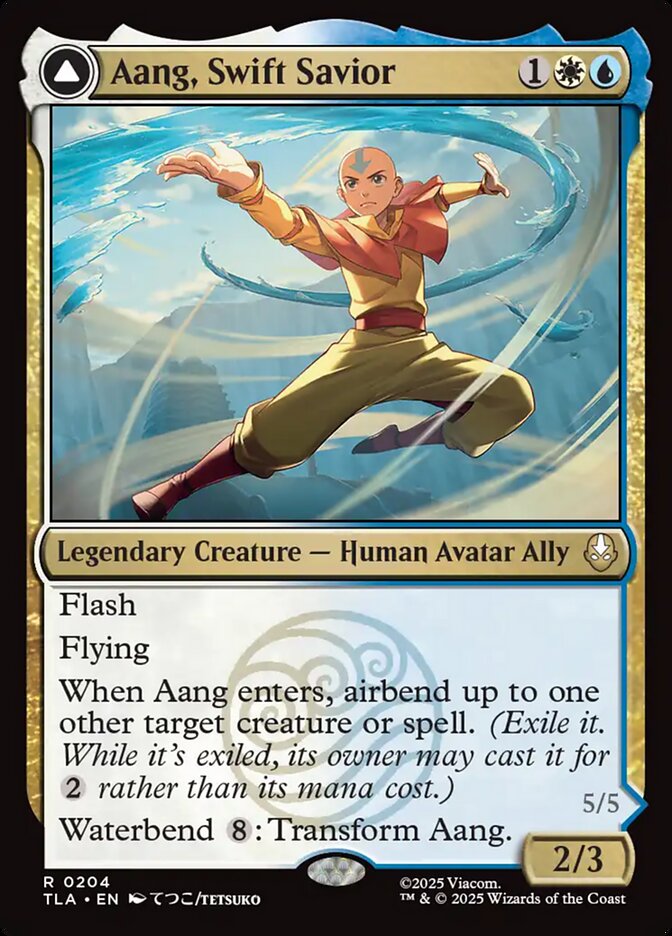 Aang, Swift Savior // Aang and La, Ocean's Fury – Avatar: The Last Airbender [TLA] – English – #204