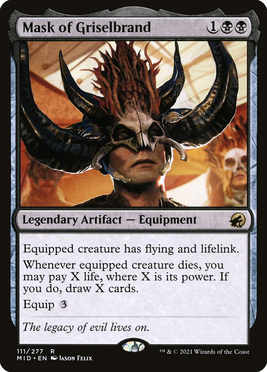 Mask of Griselbrand – Innistrad: Midnight Hunt [MID] – English – #111