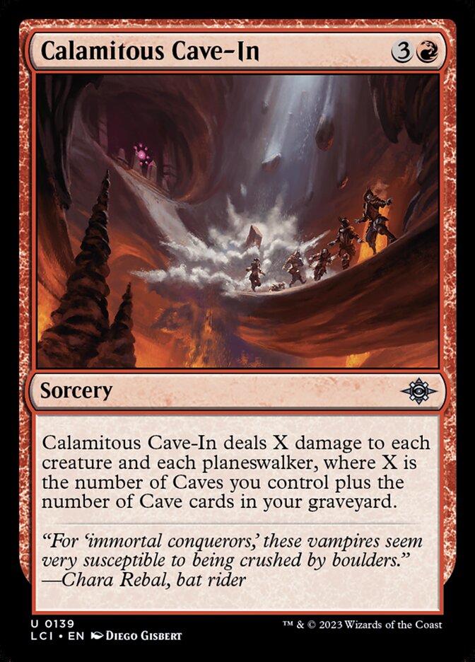 Calamitous Cave-In – The Lost Caverns of Ixalan [LCI] – D – #139