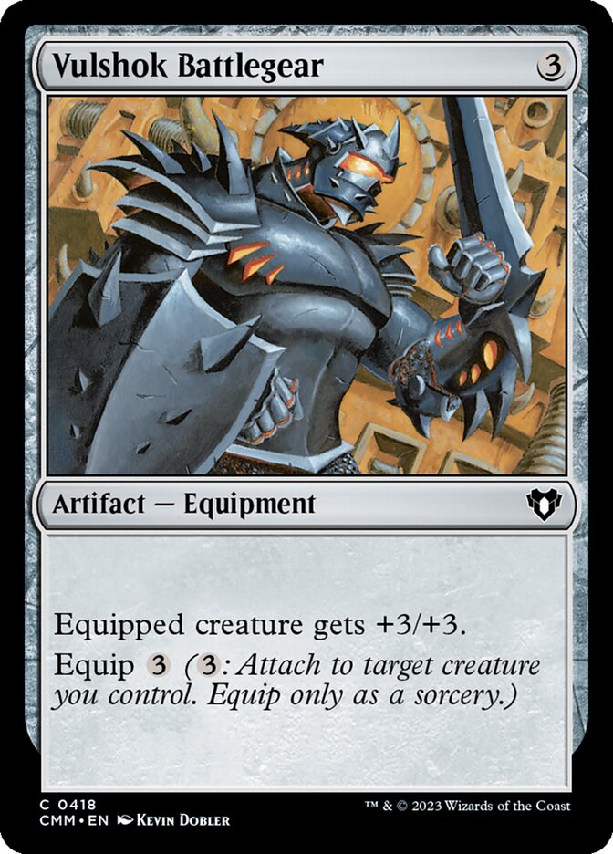 Vulshok Battlegear – Commander Masters [CMM] – English – #418