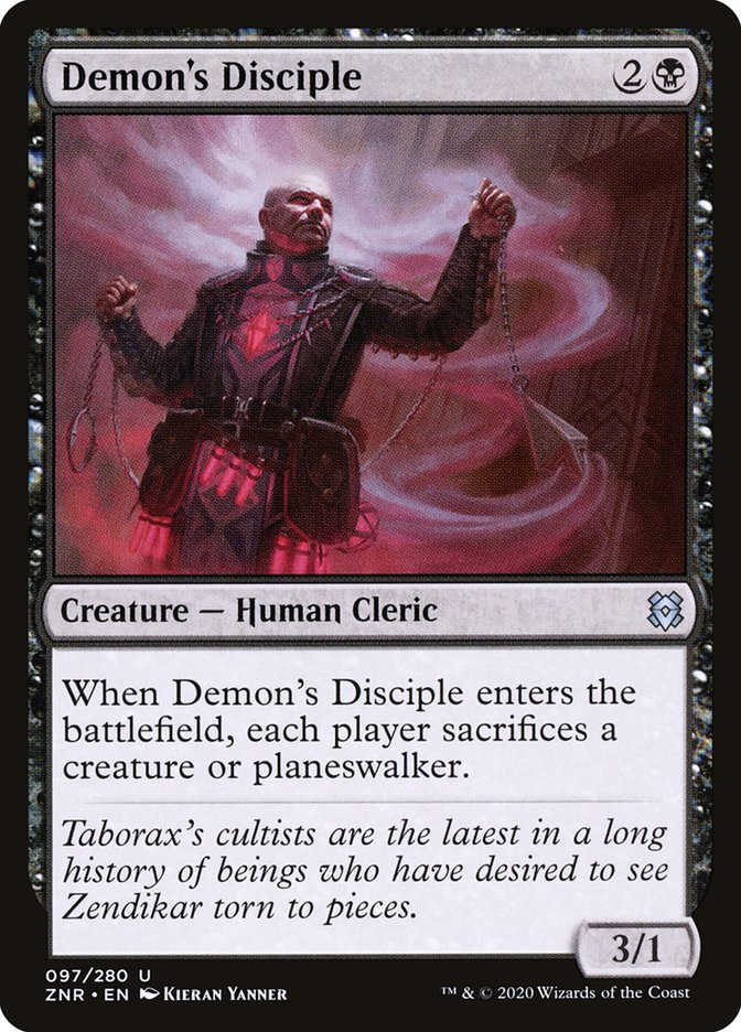 Demon's Disciple – Zendikar Rising [ZNR] – English – #97