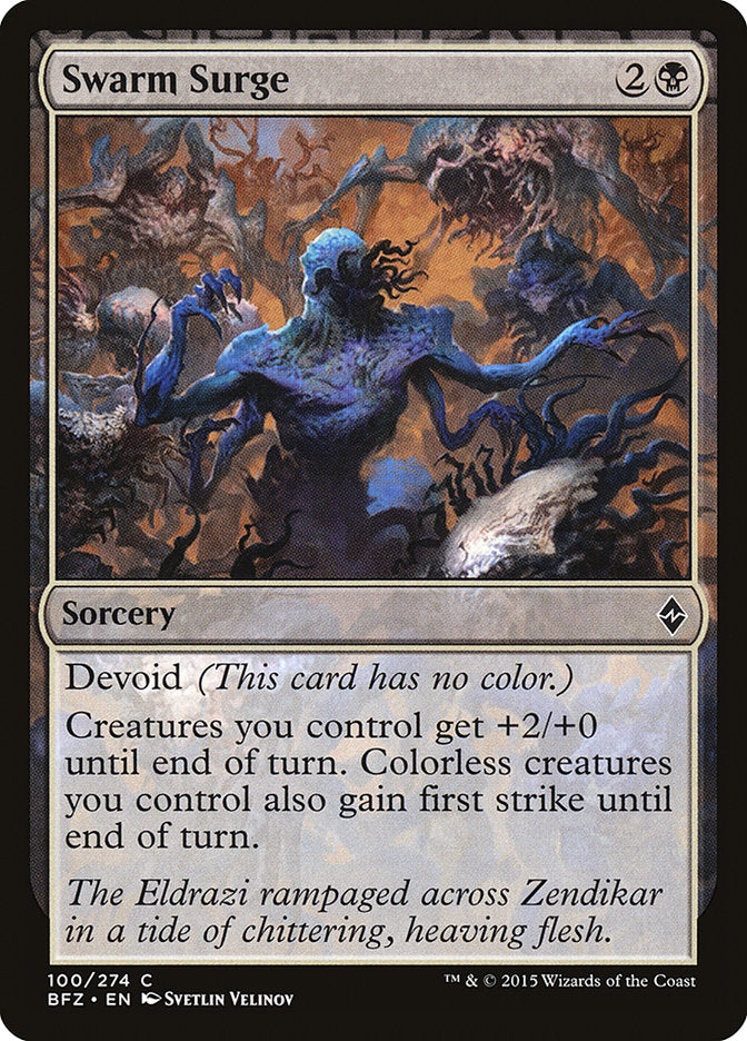 Swarm Surge – Battle for Zendikar [BFZ] – English – #100