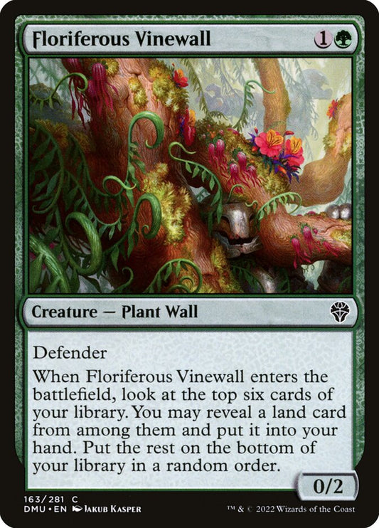 Floriferous Vinewall – Dominaria United [DMU] – D – #163