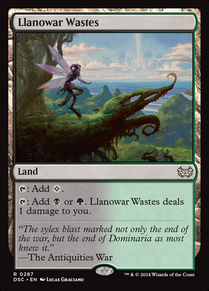 Llanowar Wastes – Duskmourn: House of Horror Commander [DSC] – English – #287