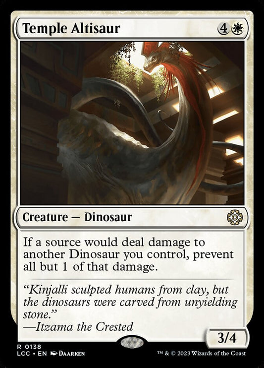 Temple Altisaur – The Lost Caverns of Ixalan Commander [LCC] – English – #138