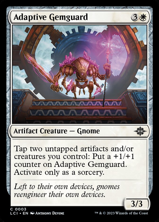 Adaptive Gemguard – The Lost Caverns of Ixalan [LCI] – D – #3