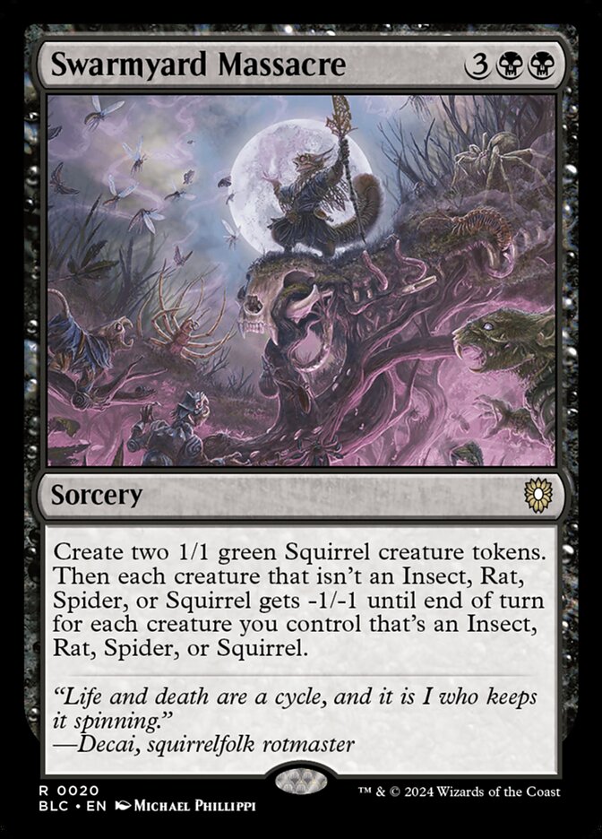 Swarmyard Massacre – Bloomburrow Commander [BLC] – English – #20
