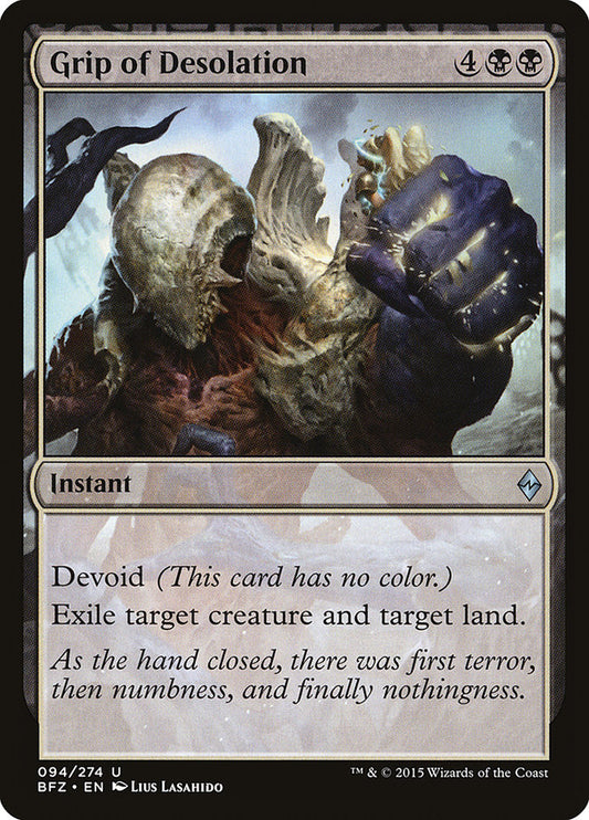 Grip of Desolation – Battle for Zendikar [BFZ] – English – #94