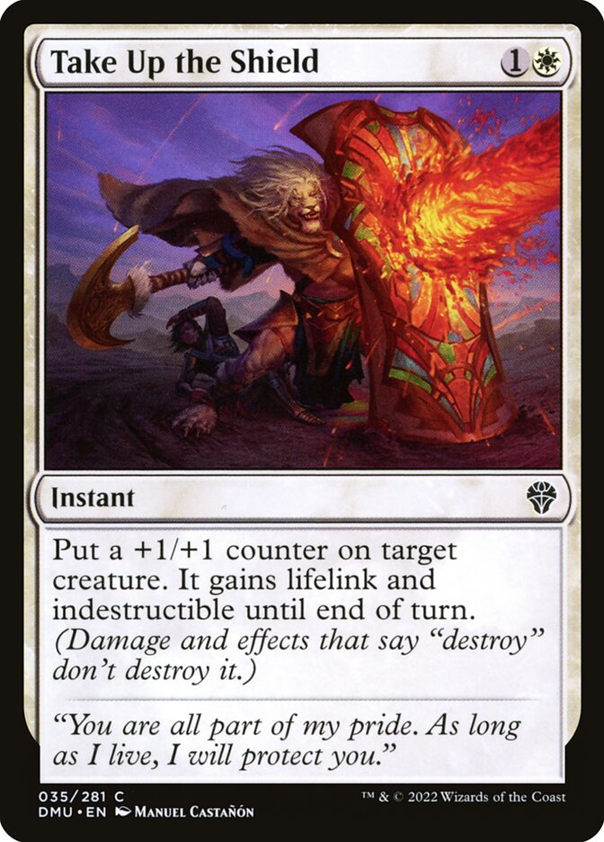 Take Up the Shield – Dominaria United [DMU] – D – #35