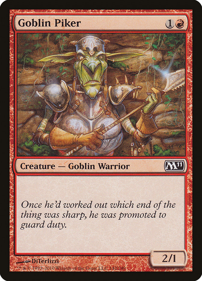 Goblin Piker – Magic 2011 [M11] – English – #142