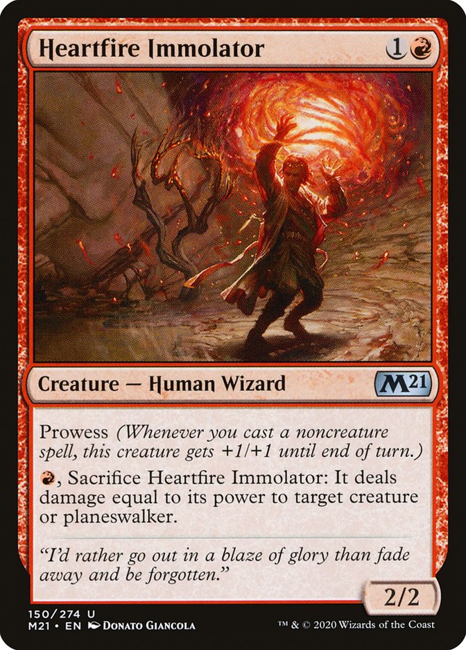 Heartfire Immolator – Core Set 2021 [M21] – English – #150